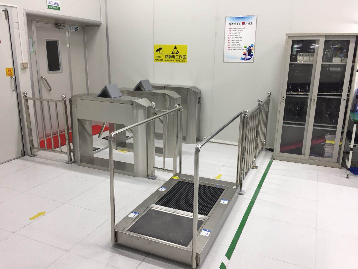 JH-005靜電測(cè)試三棍閘機(jī)